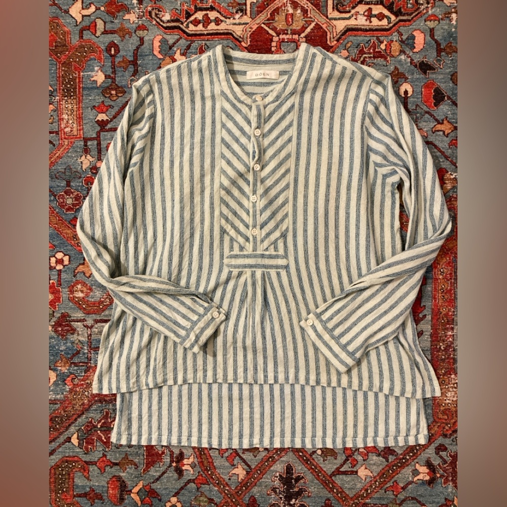 DÔEN Starboard Raw Silk Top